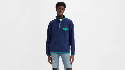 Barstow Fleece Snap Up Sweatshirt