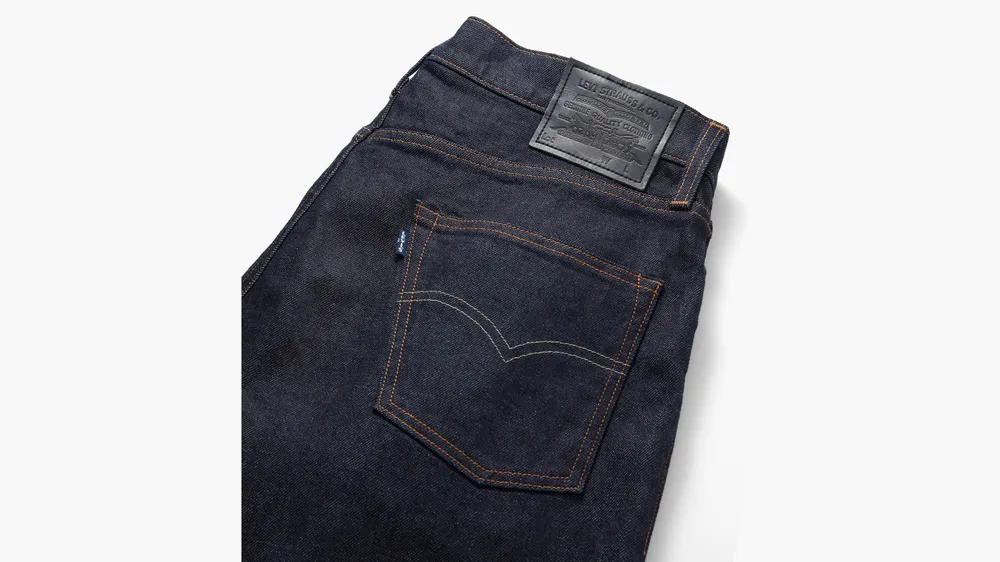 502™ Taper Fit Selvedge Men's Jeans - Dark Wash