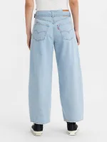 Belted Baggy Women's Jeans