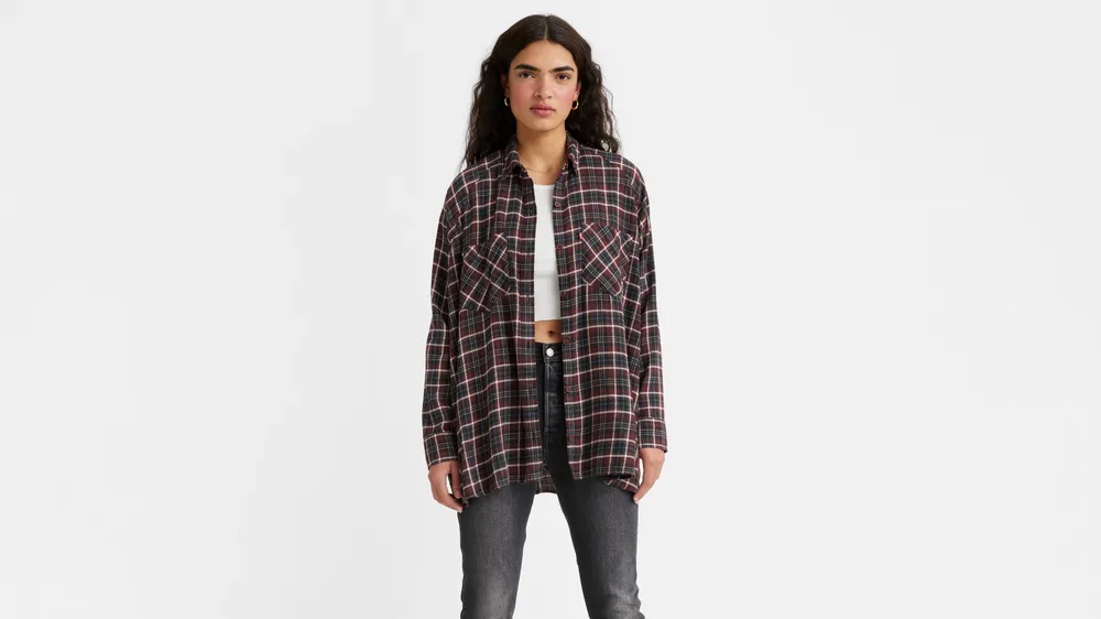 Harrison Raglan Plaid Shirt