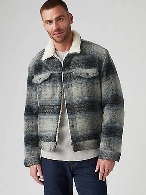 Plaid Type III Sherpa Trucker Jacket
