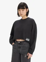 Graphic Carla Raw Cut Crewneck Sweatshirt