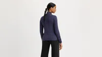 Ruched Turtleneck Top