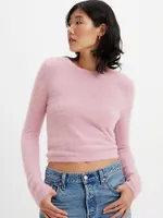 Pearl Fuzzy Sweater