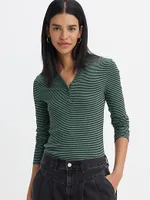 Striped Dreamy Henley Shirt