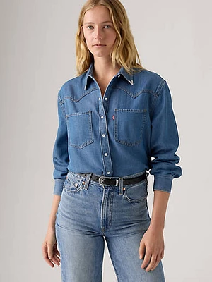 Teodora Metal Tipped Western Shirt