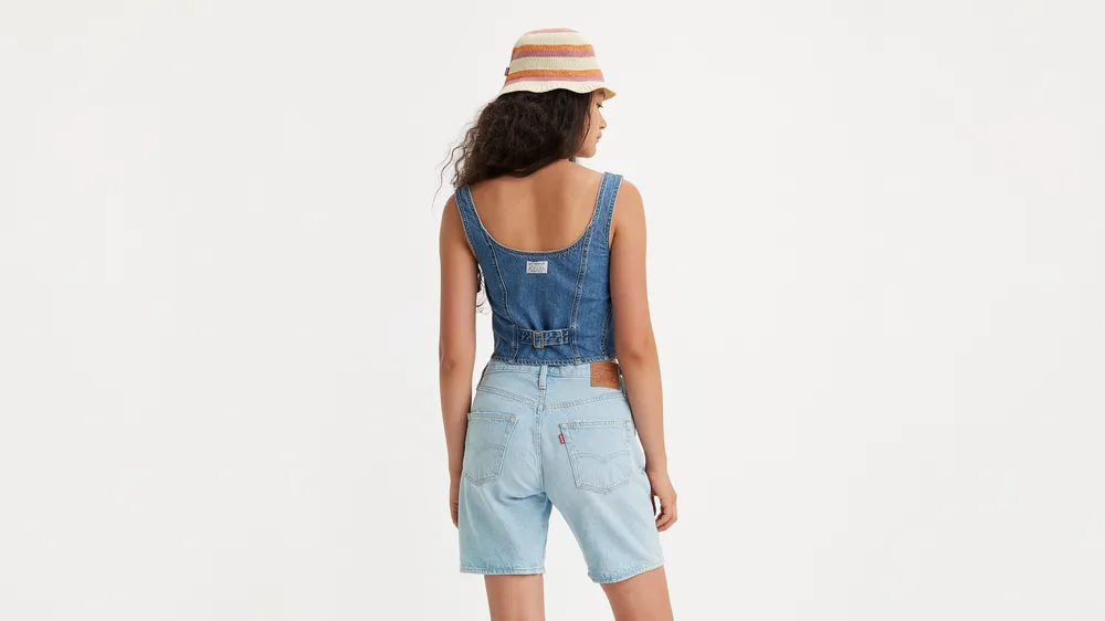 Alani Denim Corset Top