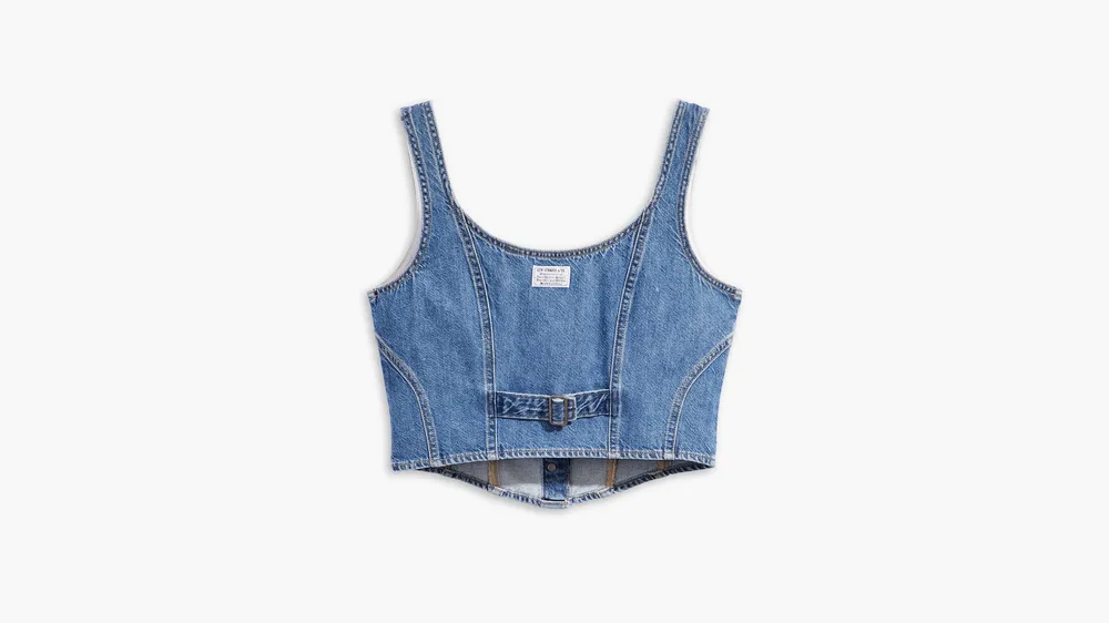 Alani Denim Corset Top