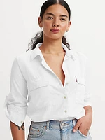 Doreen Linen Blend Utility Shirt