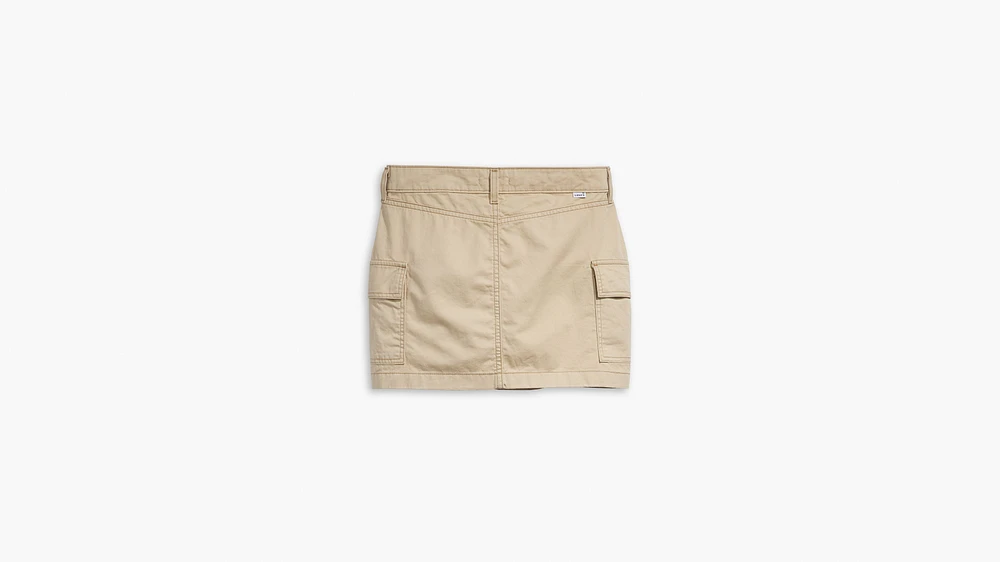 94 Cargo Twill Mini Skirt