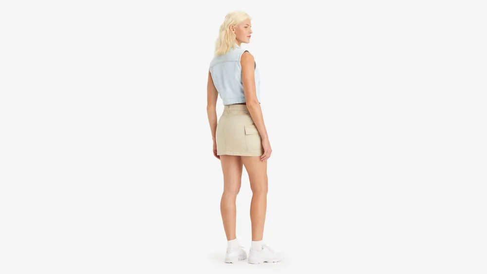 94 Cargo Twill Mini Skirt