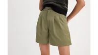 Pleated Women's Trouser Shorts