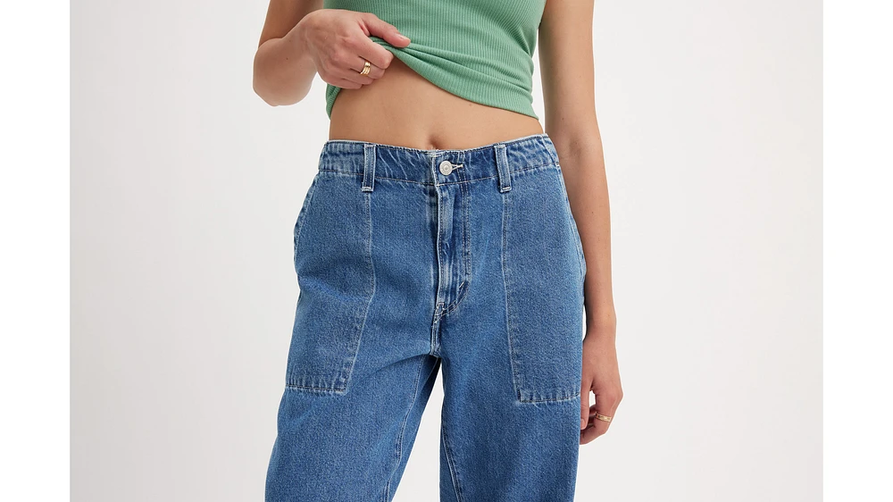 Baggy Dad Utility Women's Jeans