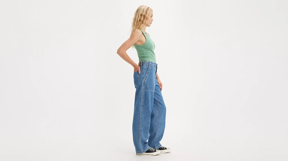 Baggy Dad Utility Women's Jeans