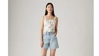 Lottie Short Sleeve Linen Top