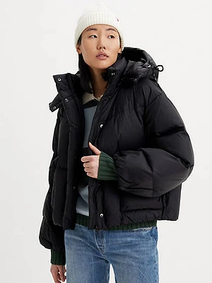 Western Short Bubble Puffer Jacket