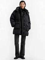 Western Midi Bubble Puffer Jacket