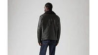 Cruz Leather Sherpa Jacket