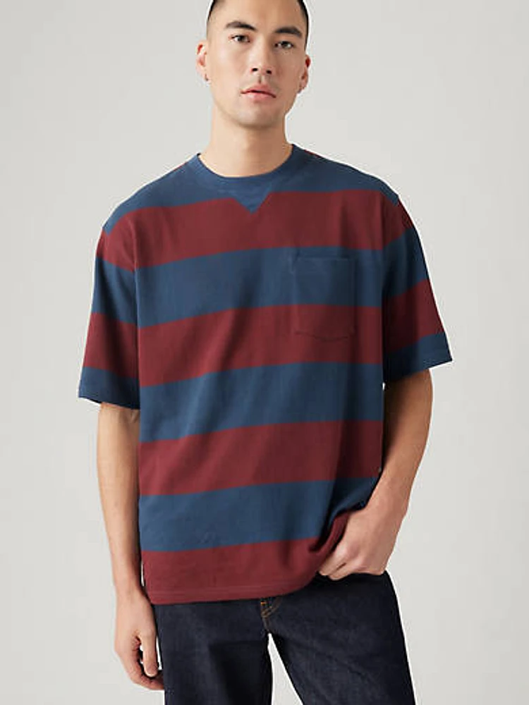 Half-Sleeve Pique Pocket T-Shirt