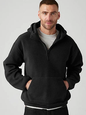 Hooded Sherpa Pullover