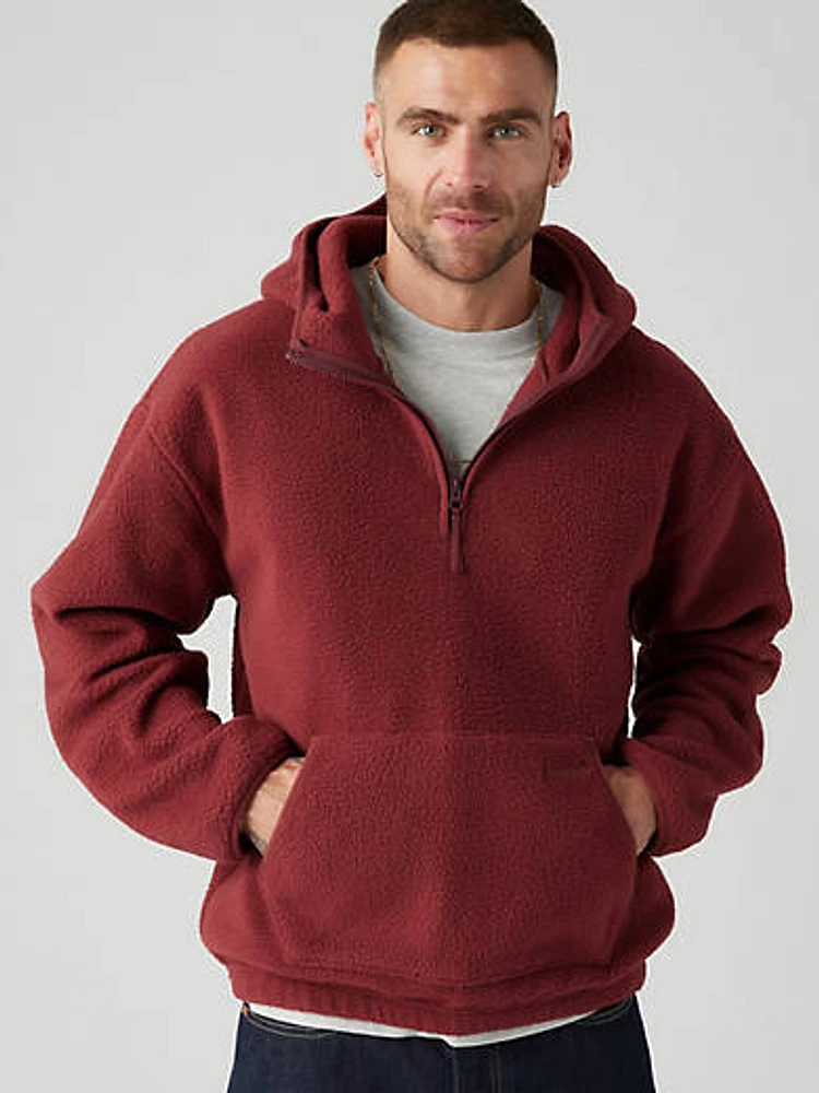 Hooded Sherpa Pullover