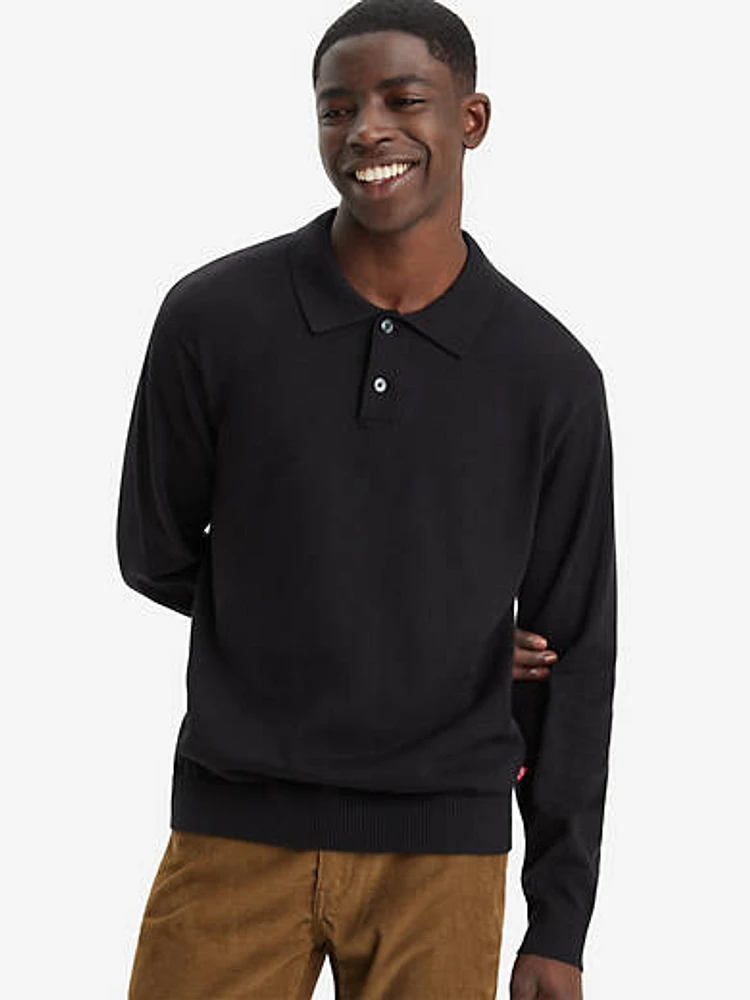 Long Sleeve Sweater Polo