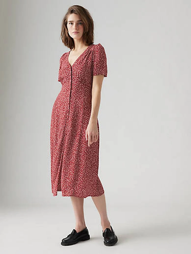 Sarina Short Sleeve Midi Dress