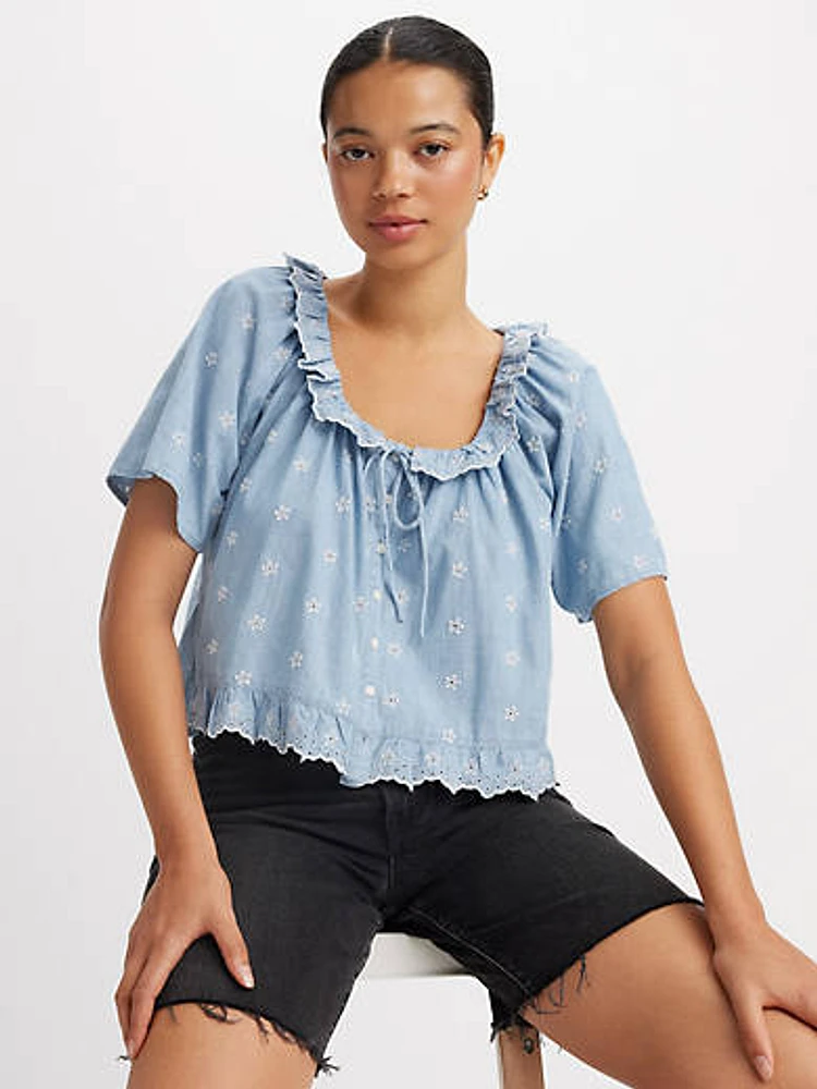 Lyka Short Sleeve Blouse