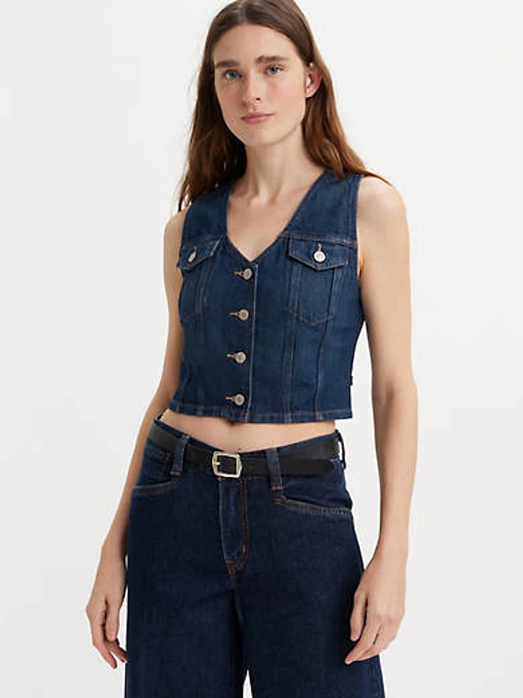 Bella Denim Corset Top