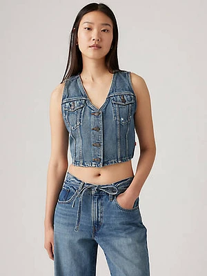 Bella Denim Corset Top