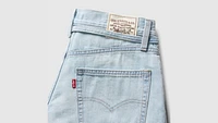 XL Baggy Straight Linen+ Denim Women's Jeans