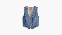 Tailored Denim Vest