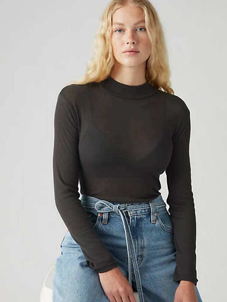 Juno Tissue Knit Long Sleeve T-Shirt