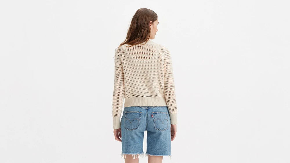 Superbloom Crochet Long Sleeve Top