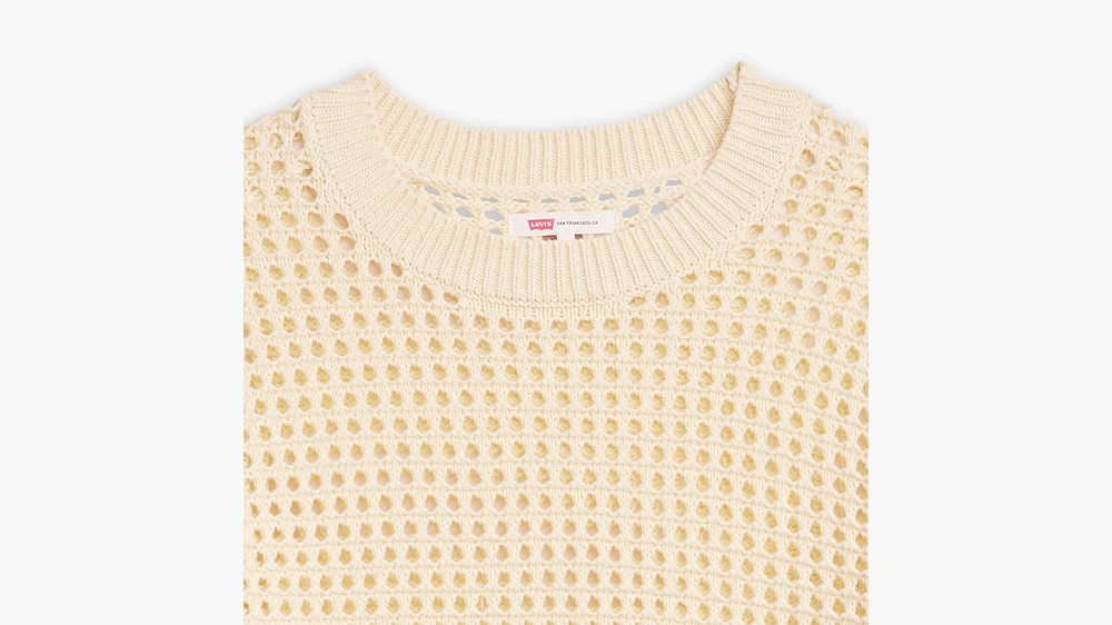 Superbloom Crochet Long Sleeve Top
