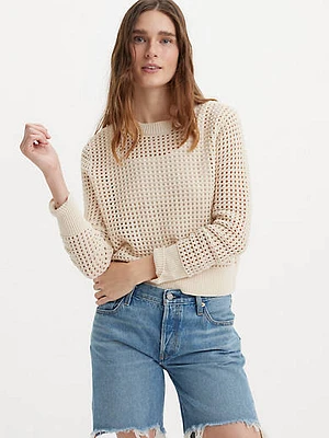 Superbloom Crochet Long Sleeve Top