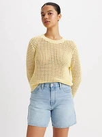 Superbloom Crochet Long Sleeve Top