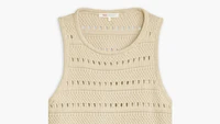 Superbloom Crochet Sweater Tank Top