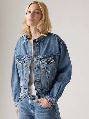 Shrunken '90s Trucker Jacket