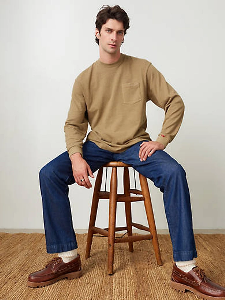 Long Sleeve Authentic Pocket T-Shirt