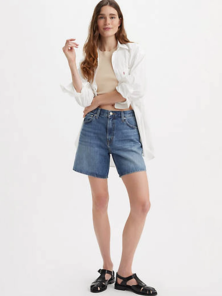 High Rise Baggy Women's Shorts