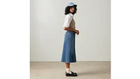 High Rise A-Line Skirt