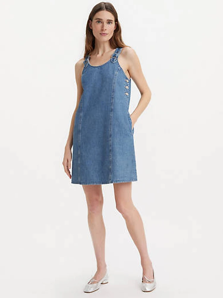 Aly Denim Jumper Dress