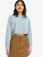 Cropped Long Sleeve Football T-Shirt