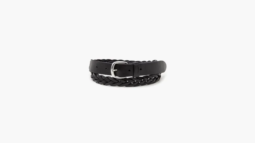 Leather Braided Belt