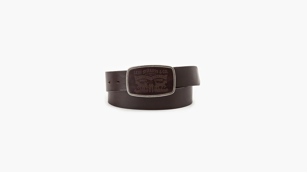 Two Horse Plaque Belt