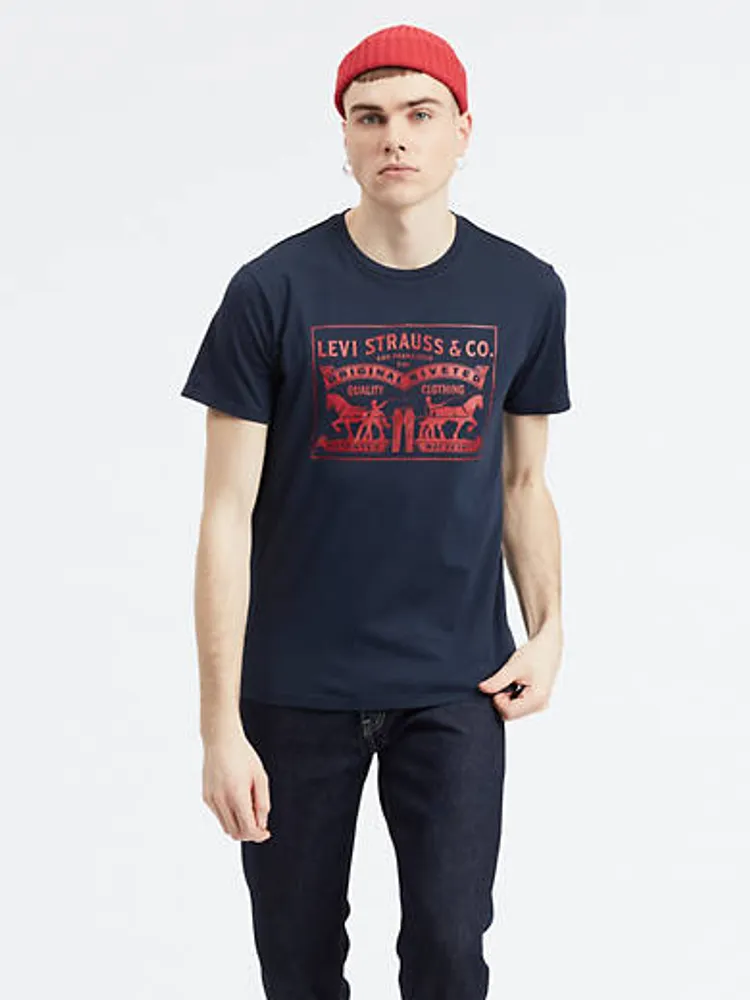 Two-Horse Pull Graphic Tee Shirt