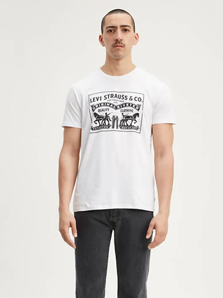 Two-Horse Pull Graphic Tee Shirt