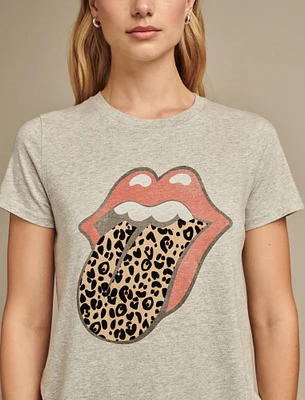 ROLLING STONES ANIMAL LIP CLASSIC CREW