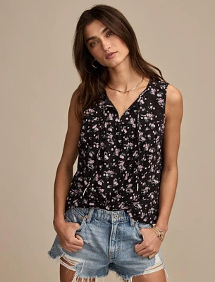 PRINTED NOTCH NECK TANK